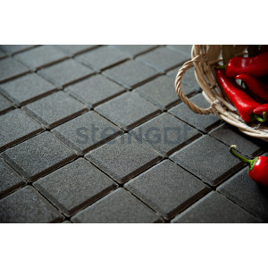 Тротуарная плитка Steingot Квадрат 100*100*60 Черный (верхний прокрас)