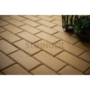 Тротуарная плитка Steingot Прямоугольник 200*100*60 Желтый (верхний прокрас)