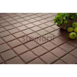 Тротуарная плитка Steingot Квадрат 100*100*60 Темно-коричневый (верхний прокрас)