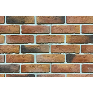 Вентилируемый фасад Конаковский кирпич с перекрытием-42