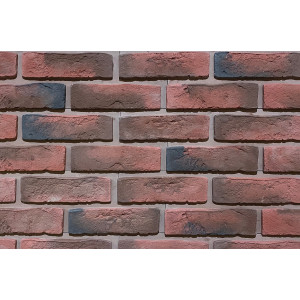 Вентилируемый фасад Конаковский кирпич с перекрытием-32