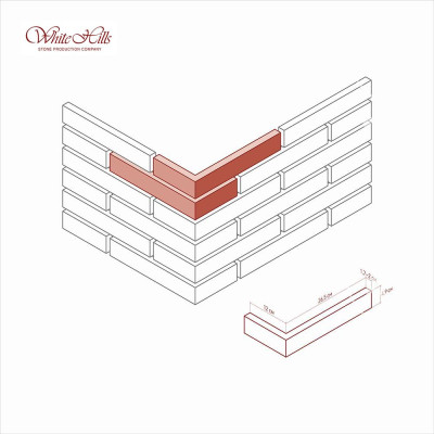 Искусственный камень Остия Брик 380-00