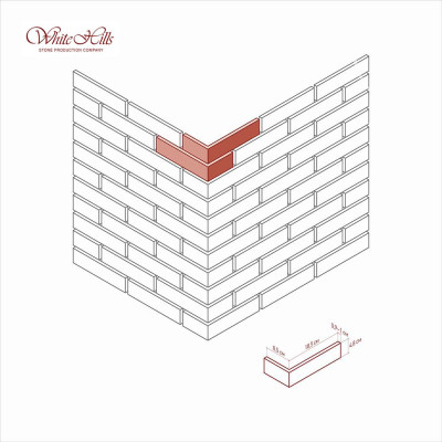 Искусственный камень Дерри Брик 386-40